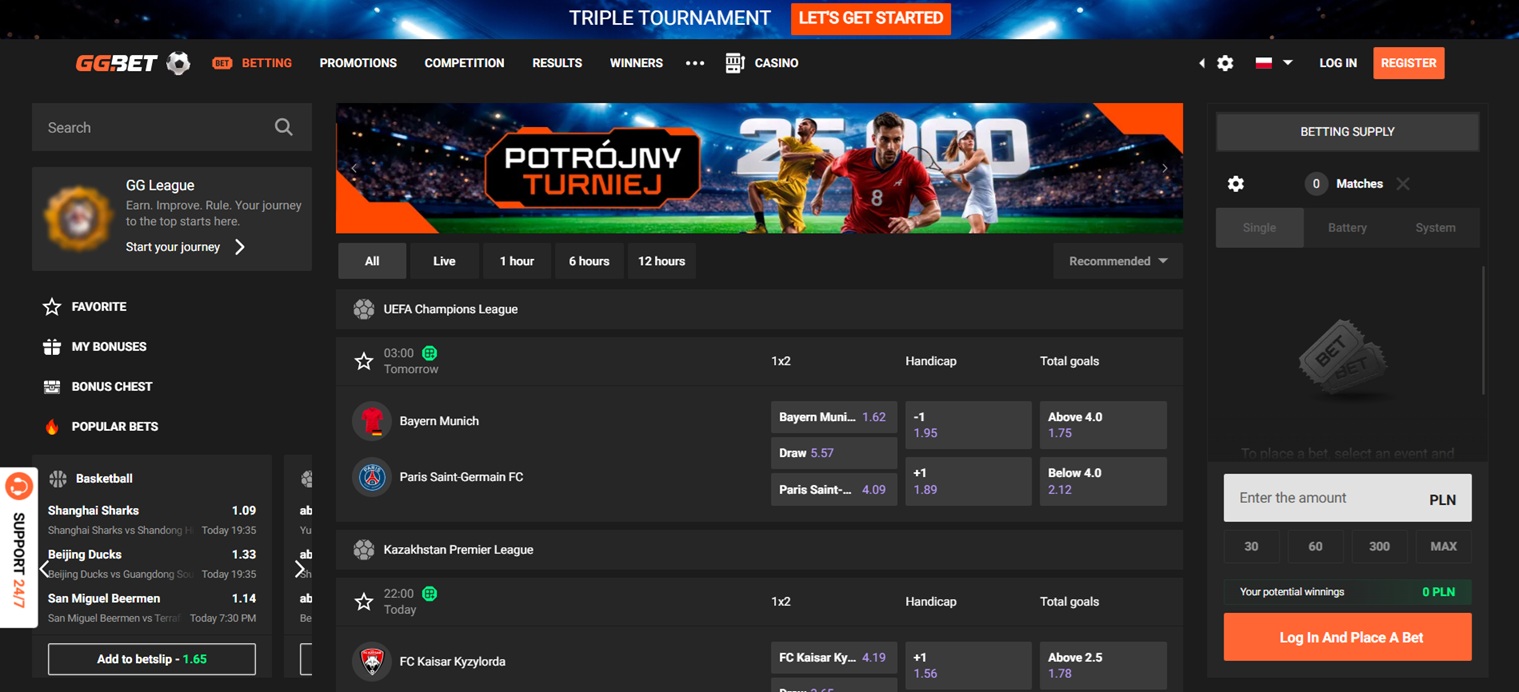 GG.Bet Top Online Casinos in Poland