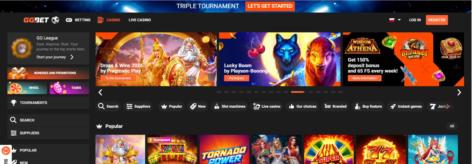 GG.Bet Casino - Best Online Casinos in Poland for Real Money 2026