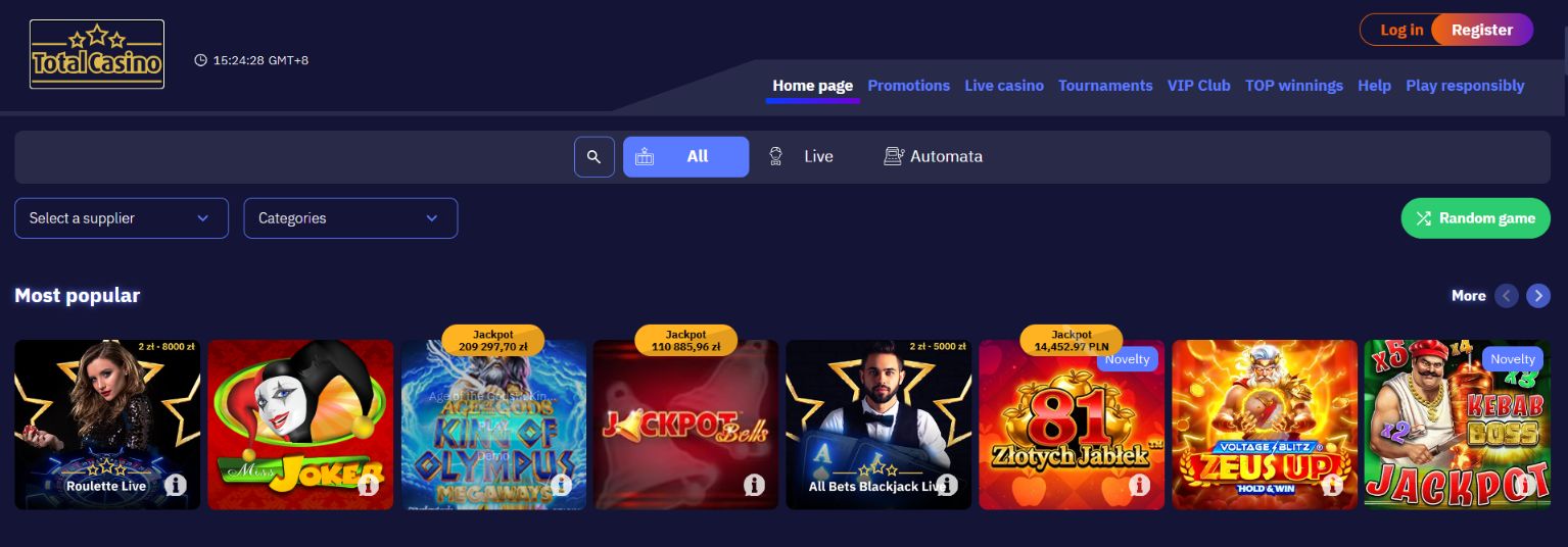 Total Casino Top Online Casinos in Poland