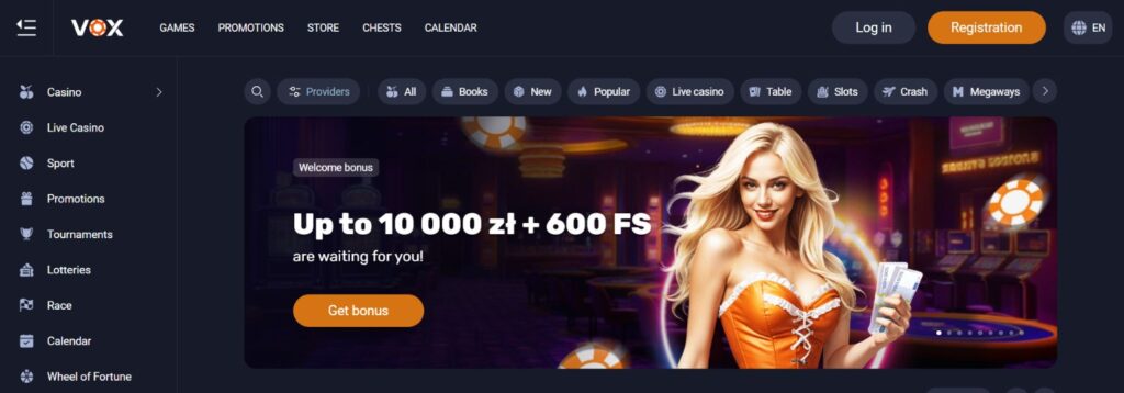 VOX Casino - Best Online Casinos in Poland for Real Money 2026