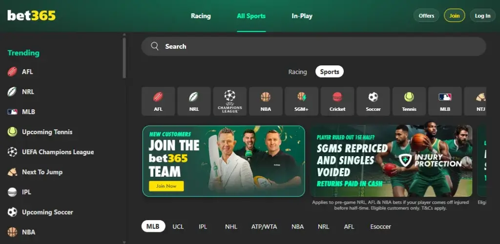Bet365 - Best Sports Betting Coverage
