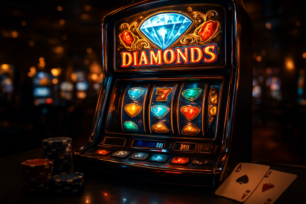 Featured image for BGaming Unveils Bling Blitz Diamond Drop Slot with Expansive Bonus Features
